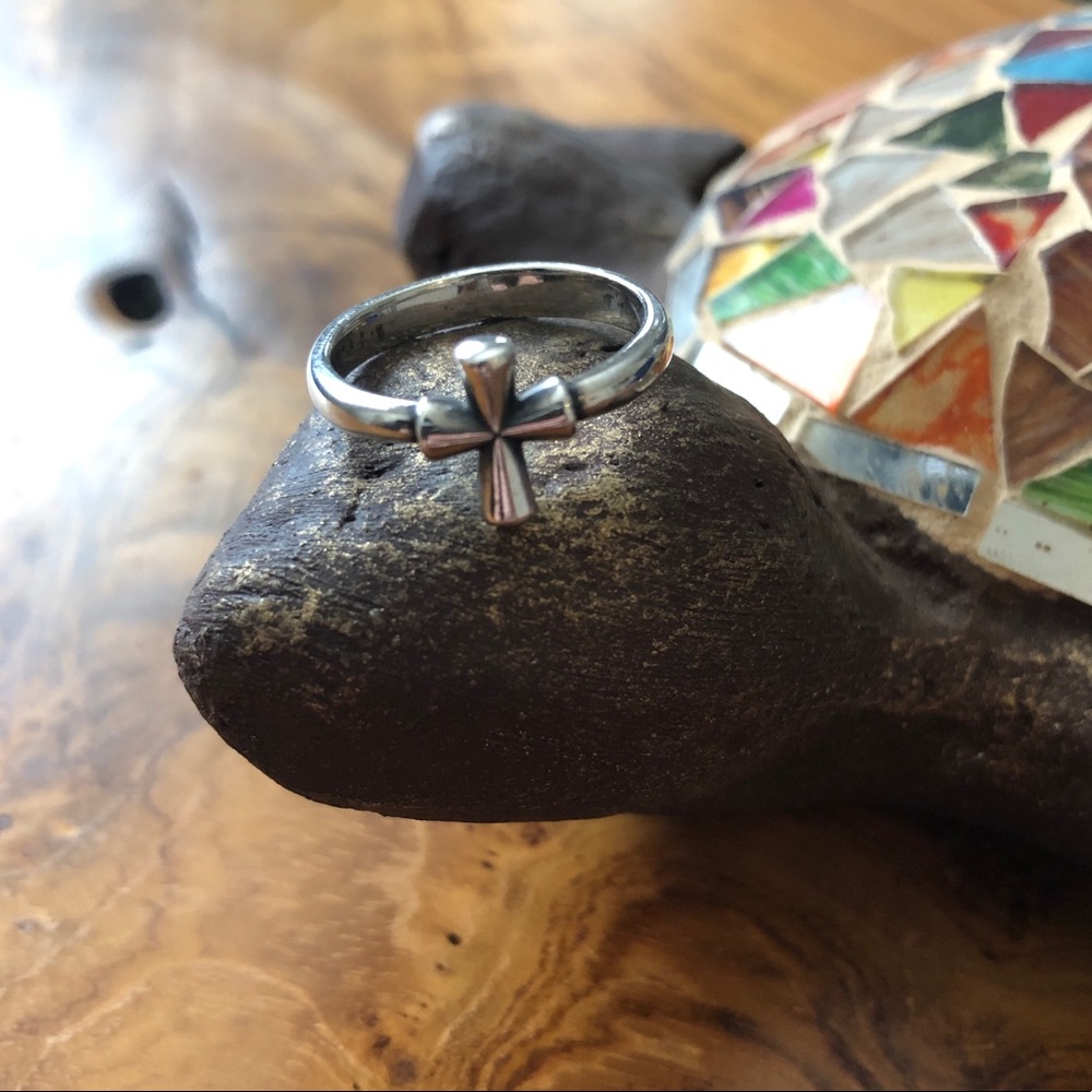 James Avery cross ring. Size 10